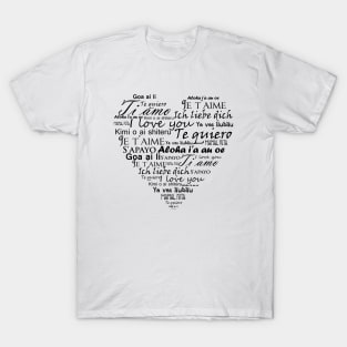 I love you in other languages T-Shirt